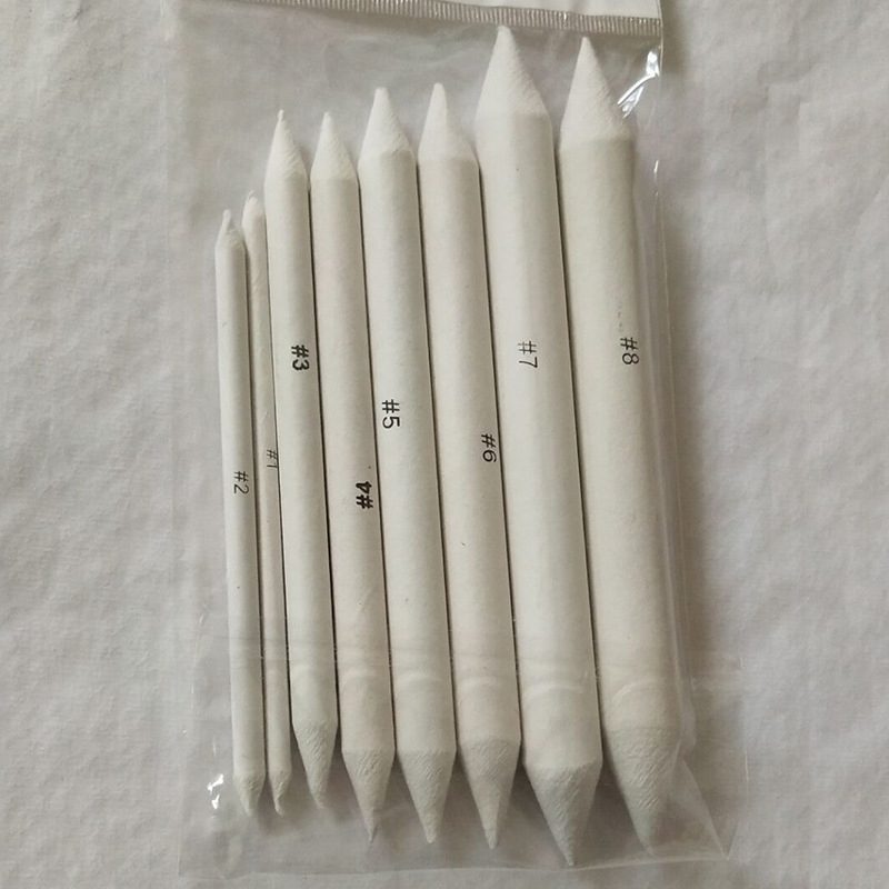 Factory wholesale large sketch paper wipe pen newsprint paper pen paper paper wipe pen white 8 suit art supplies