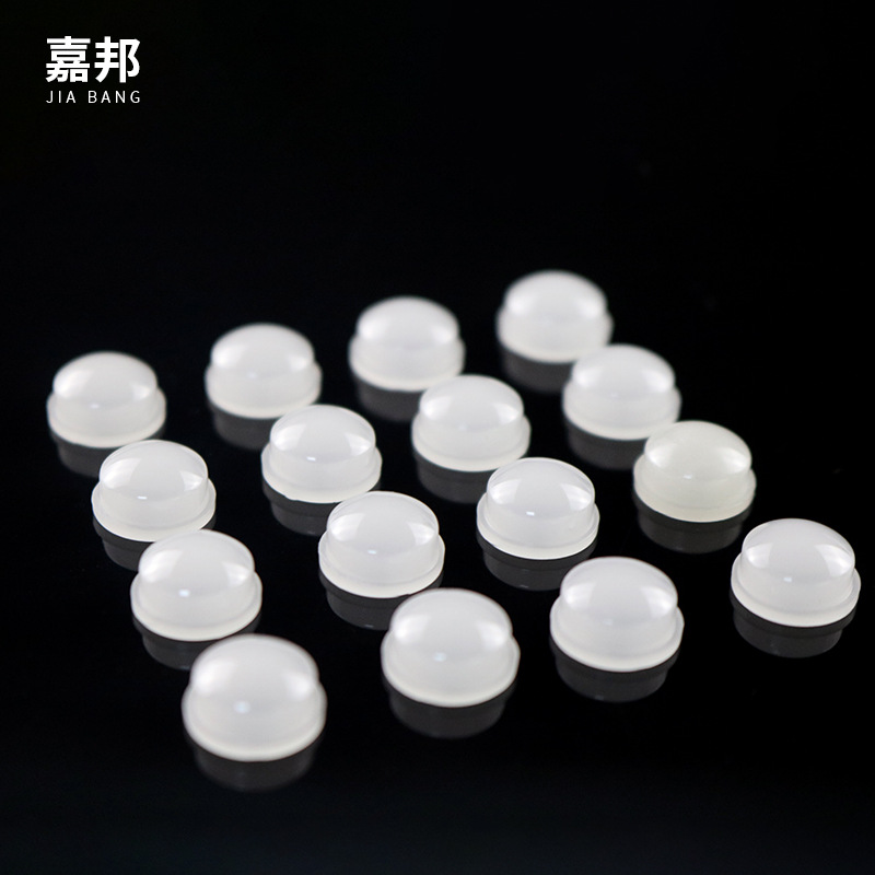 Factory supply 5050 lens round convex milk White 90 degrees suitable for Line light point light source Wall washer lens PC material