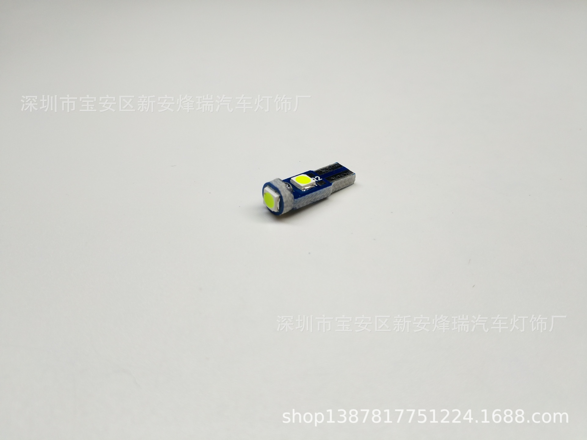 T5 car instrument light highlight LED dashboard light indicator background light 3030-3SMD modified 12V