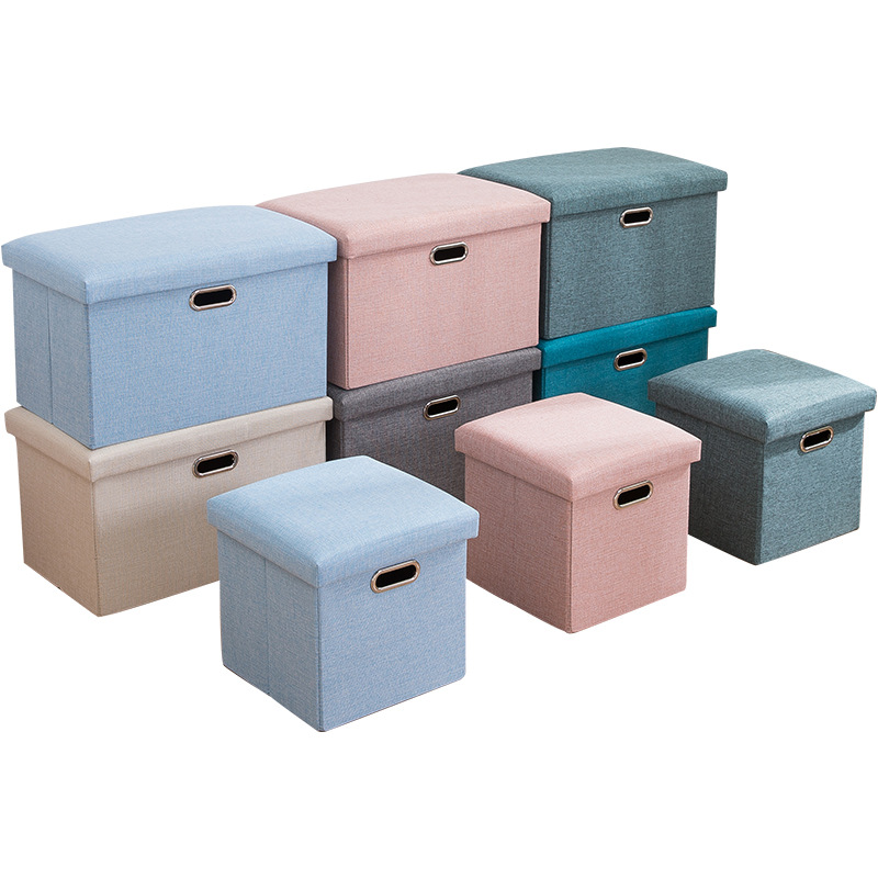 Storage stool storage stool adult sofa stool home stool fashion creative storage box footstool shoe changing stool