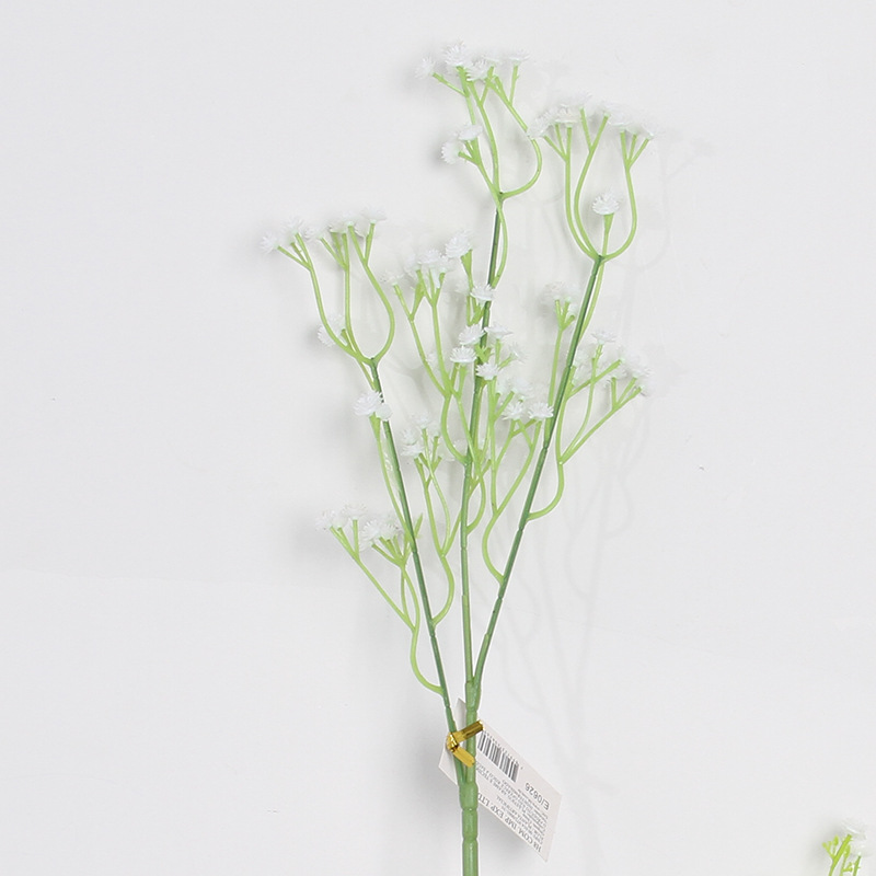 Gypsophila fake flower single PU Gypsophila simulation flower factory wholesale decoration wedding Gypsophila simulation plant