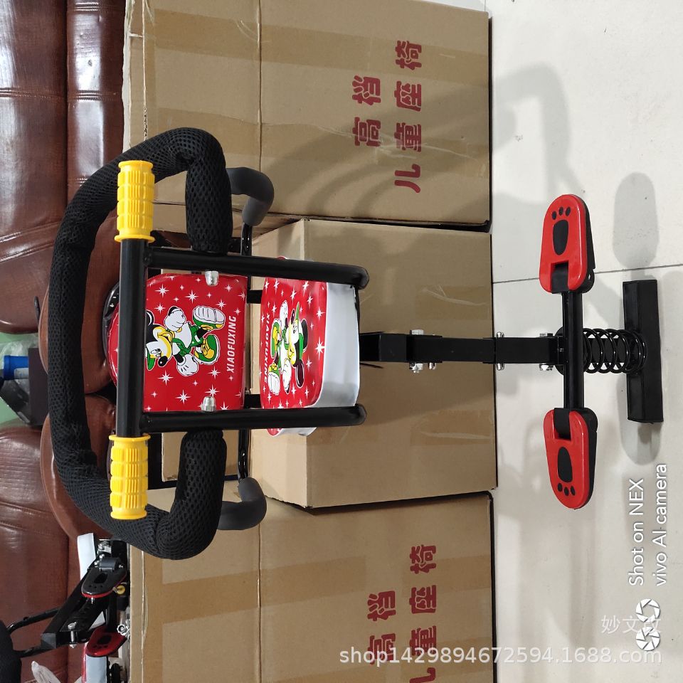 New Popular Electric Car Kidsren's Baby Safety Seat Front Full Surround Kidsren's Baby Pedal Shock-absorbing Foldableing Seat