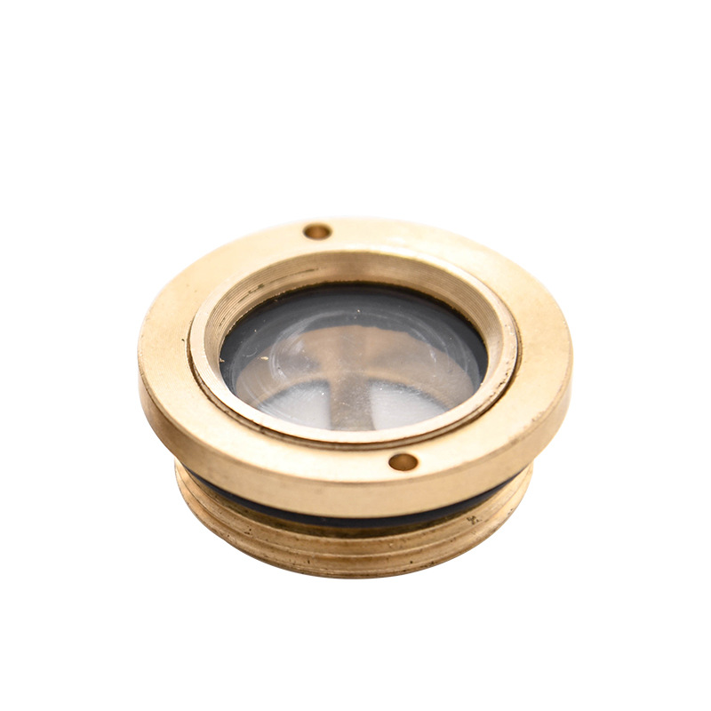 Copper oil mirror M27 * 1.5 Oil Standard/oil window/oil mirror/screw-in oil mirror/oil level mirror, etc