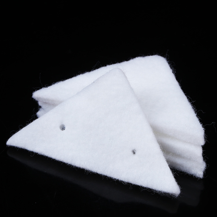Triangular Cotton Double-Sided Glass Wipe Accessories Household Glass Cleaning High-rise Building Window Wipe Accessories Triangular Cotton Sheet