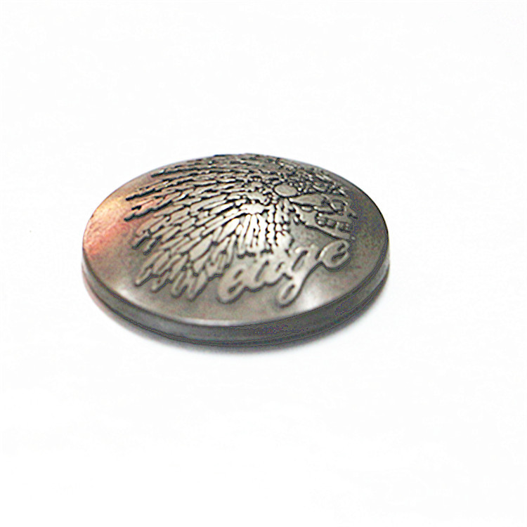 Factory Direct Sales 29mm Gulu Head Caibu Buckle Screw Decorative Buckle Retro Genuine Leather Bag Key Chain Luggage Accessories