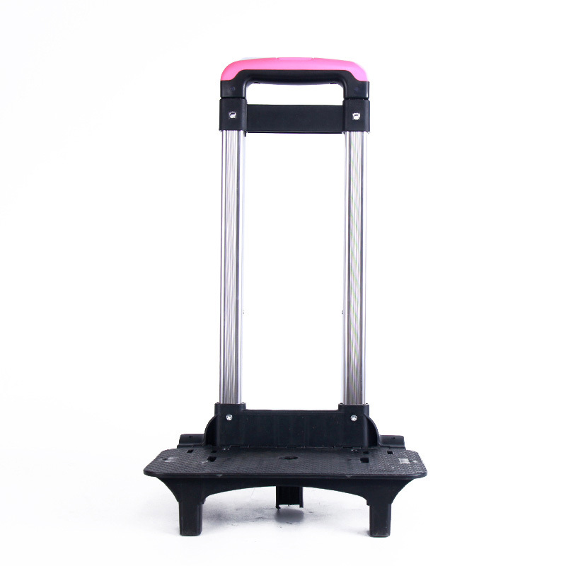 Customized luggage accessories aluminum alloy trolley case accessories Universal Children's schoolbag trolley flash wheel trolley rack