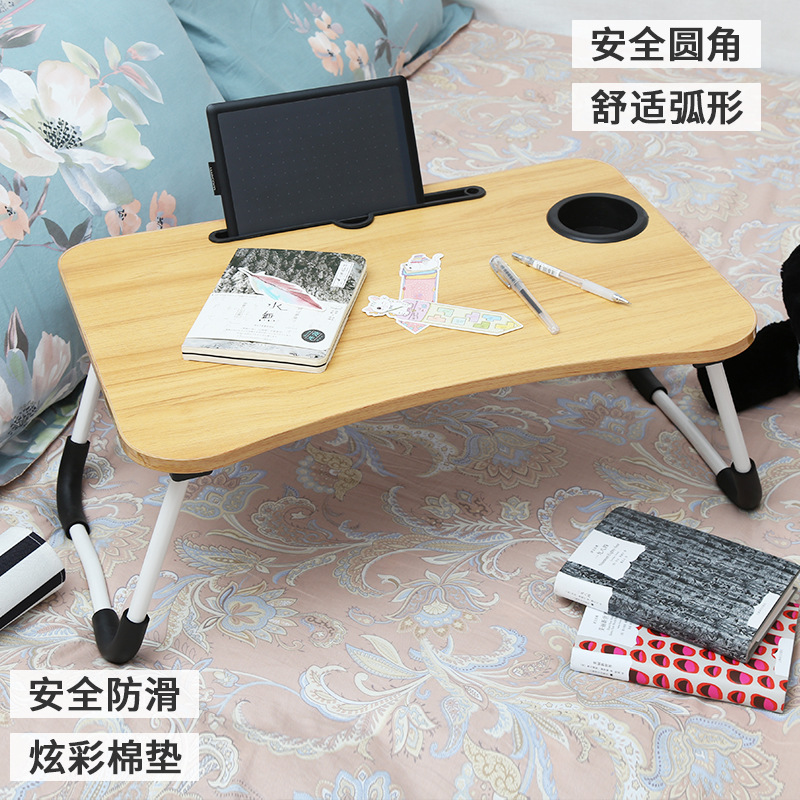 Factory Laptop Desk Foldable Small Table for Bed Children's Desk Student Table Dormitory Bay Window Table