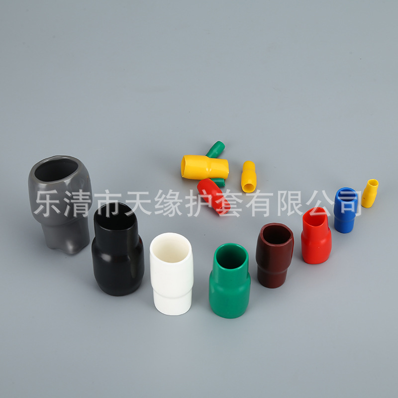 Factory supply V-shaped insulated copper nose sheath cold-pressed terminal sheath insulated color sleeve terminal protective sheath