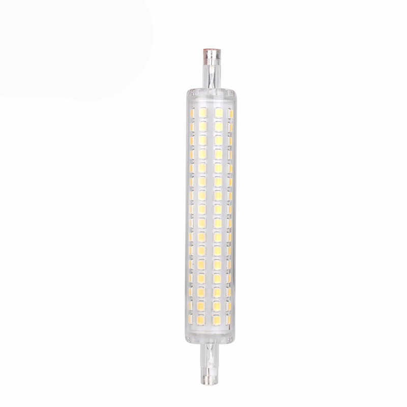E-Commerce best selling LED R7S aluminum with cover 360 ° light-emitting 2835 64 beads 128 beads cast light horizontal insert lamp wholesale