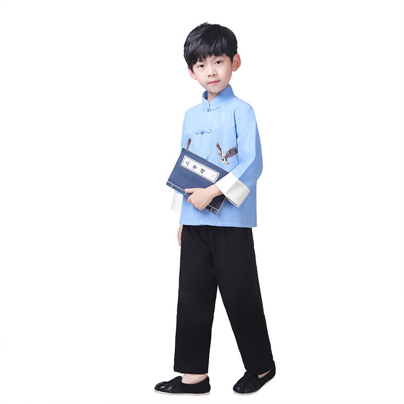 2021 Spring New Fashionable Boys' Republic of China Clothing Children's Performance Costume Chinese Style Special Children's Dress