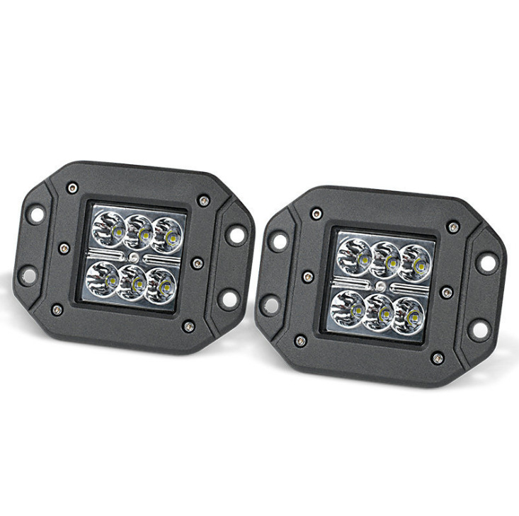 Кросс-граница Amazon ebay горячая распродажа 24W широкий квадратный светодиодный рабочий свет для внедорожников грузовиков инженерное оборудование модифицированный автомобиль