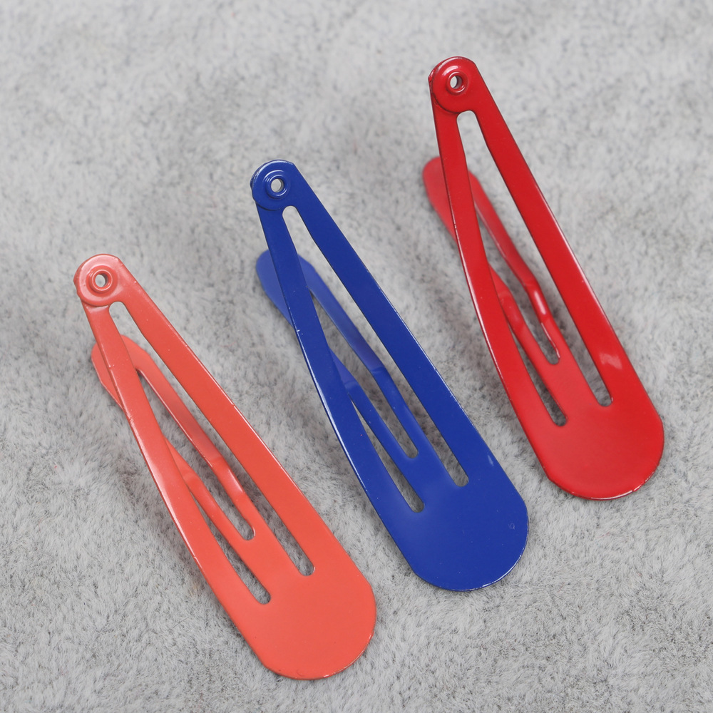 BB clip 5CM children Guangzhou quality paint spray color drop clip colorful side clip suit drop hair clip suit