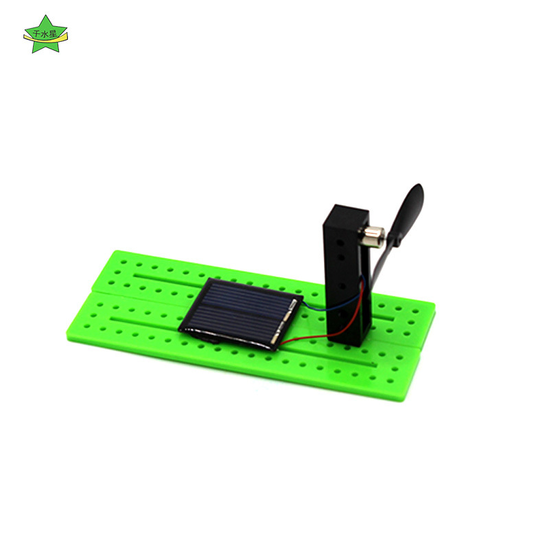 Solar Power Generation Experiment A2Diy Creative Toy Student Science and Technology Small Project Assembly Stem Teaching Aids Black Technology