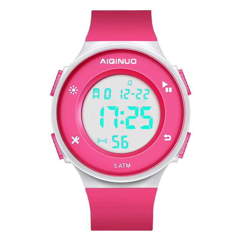 Trendy men's cool multi-functional watch women's ins student adult swimming waterproof luminous sports leisure led electronic watch