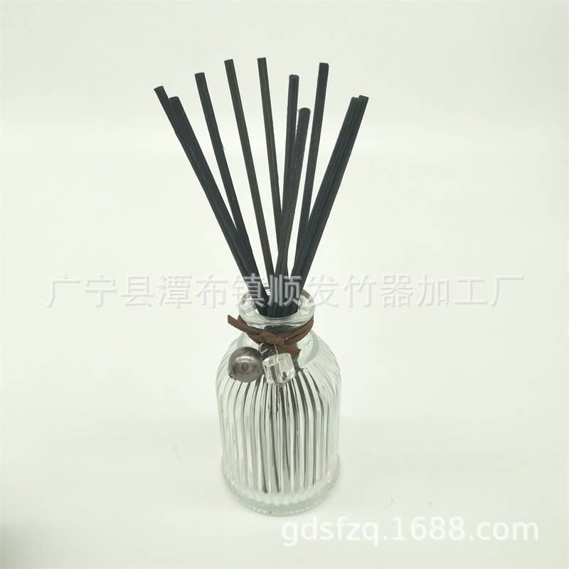 Supply easy strong dyeing natural aromatherapy volatile stick black non-fire rattan fragrant smoked rattan stick smokeless essential oil accessories