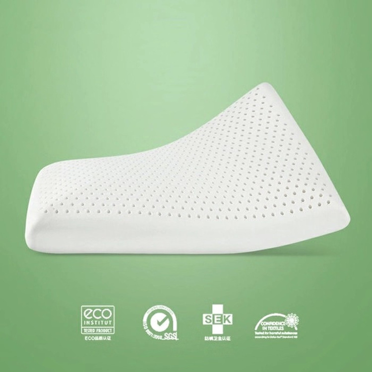 Latex Pillow Core Single Cervical Spine Pillow Student Adult Low Pillow Home Bread Pillow