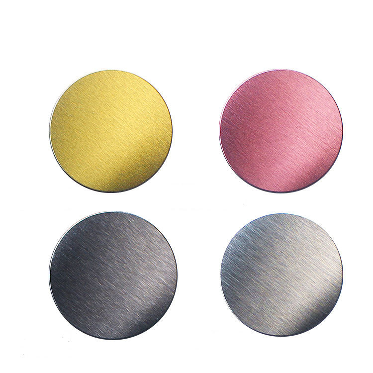 Gold Silver Black Rose Gold Magnetic Piece Round Stainless Iron Mobile Phone Holder Patch Iron Piece Round Piece