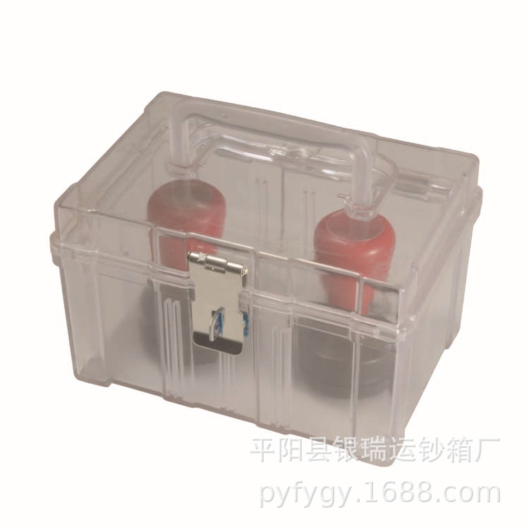 Bank special portable transparent seal box financial seal box multi-functional storage box can accommodate 300000 RMB