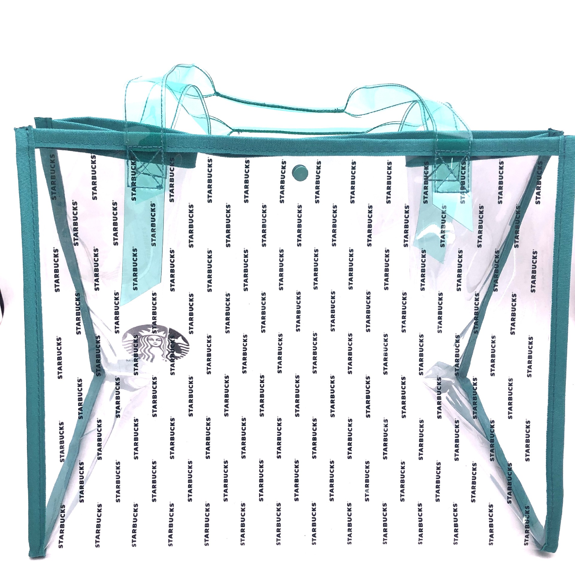 PVC transparent waterproof handbag shopping promotional bag shoulder bag clothing storage bag storage bag