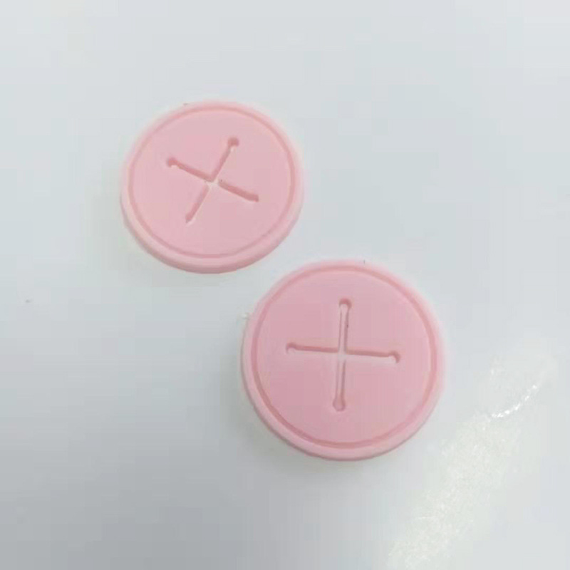 Manufacturers silicone car line buckle cross outlet sewing accessories buckle earphone hole car line buckle