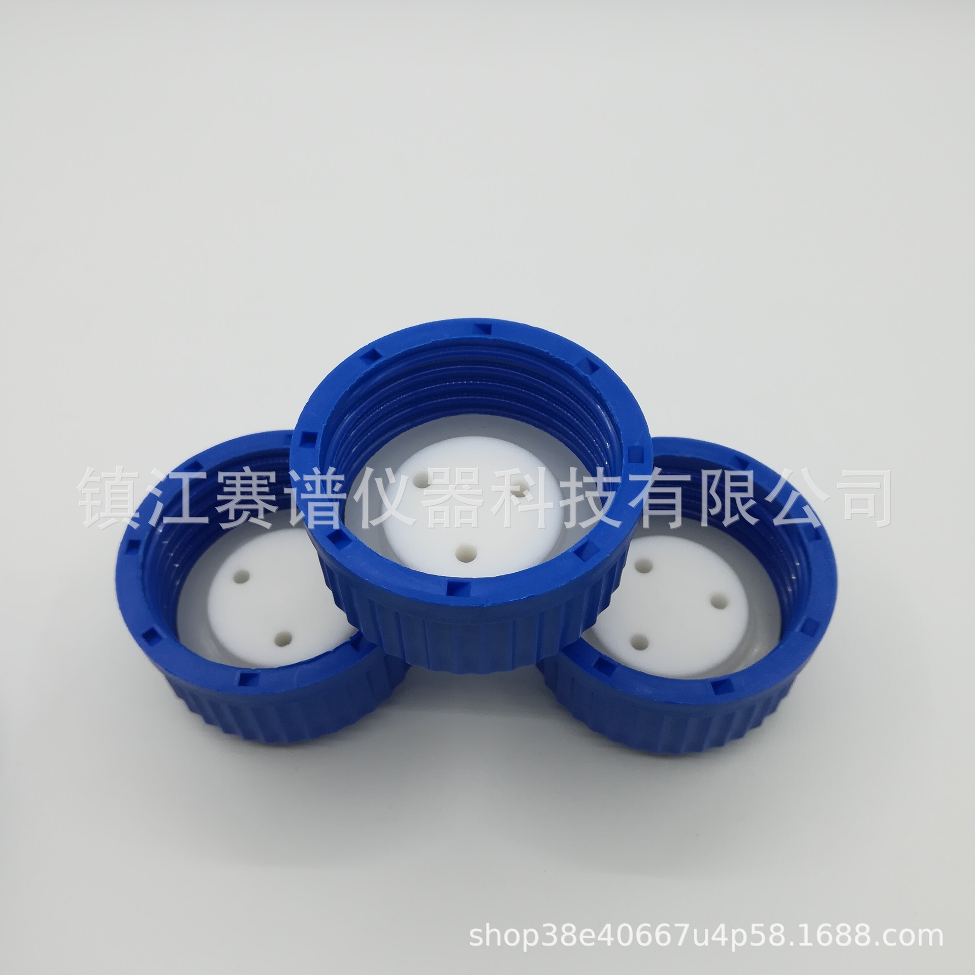 Processable and Customized One Hole, Two Holes, Three Holes, Mobile Phase Bottle Cap, Efficient Chromatography Reagent Bottle Cap
