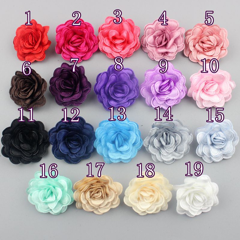 3cm handmade love flower piece flower DIY cloth flower dress dress socks accessories flower wholesale collar flower