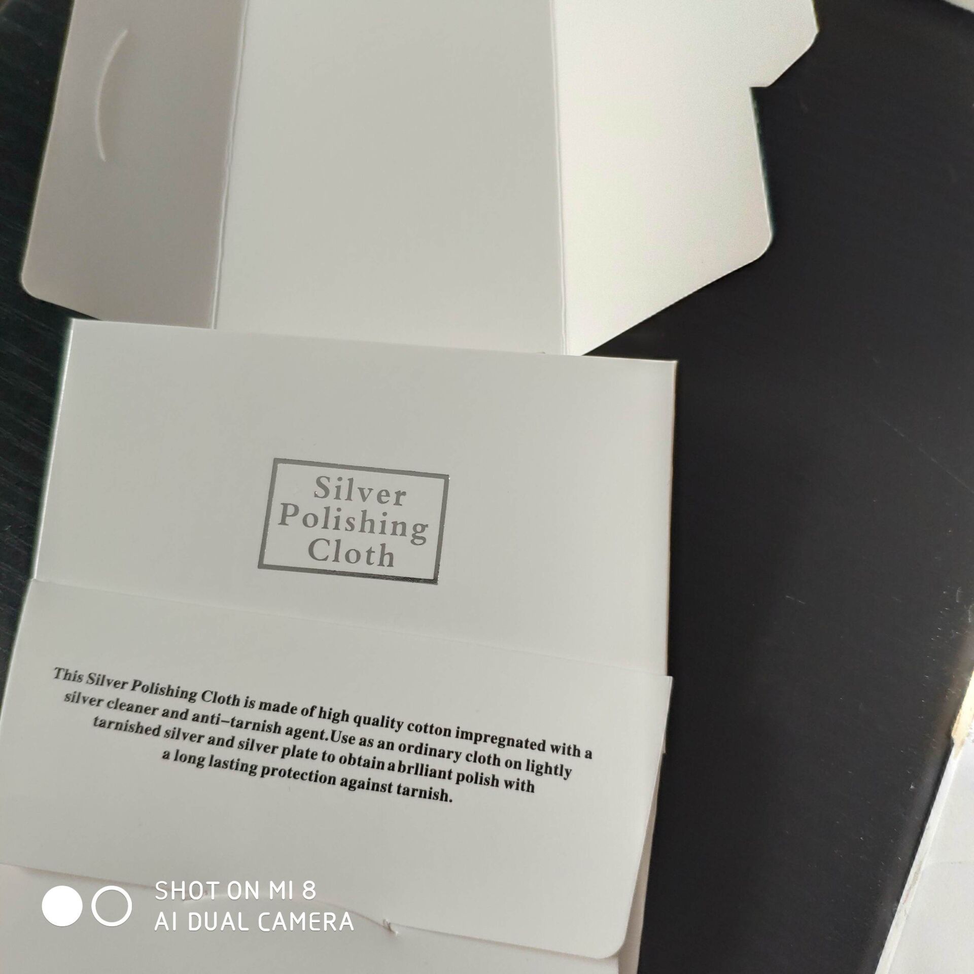 Rectangular silver cleaning cloth pure white carton 6.5 * 10cm can be customized size and color [300 free shipping]]