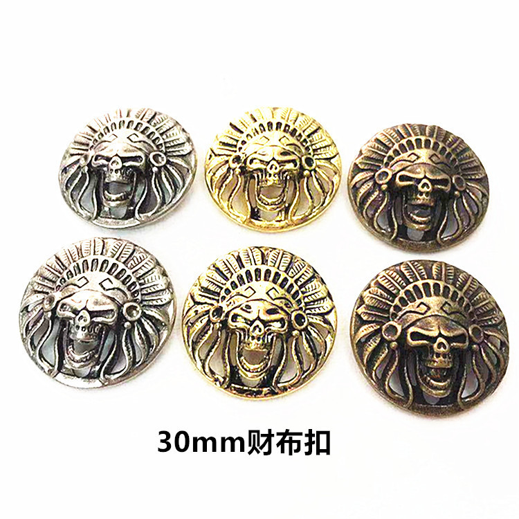 Оптовая пряжка призрачной головы колесная тканевая пряжка ручная работа DIY кожаные аксессуары декоративная пряжка винтовая пряжка пряжка из коровьей кожи для сумки