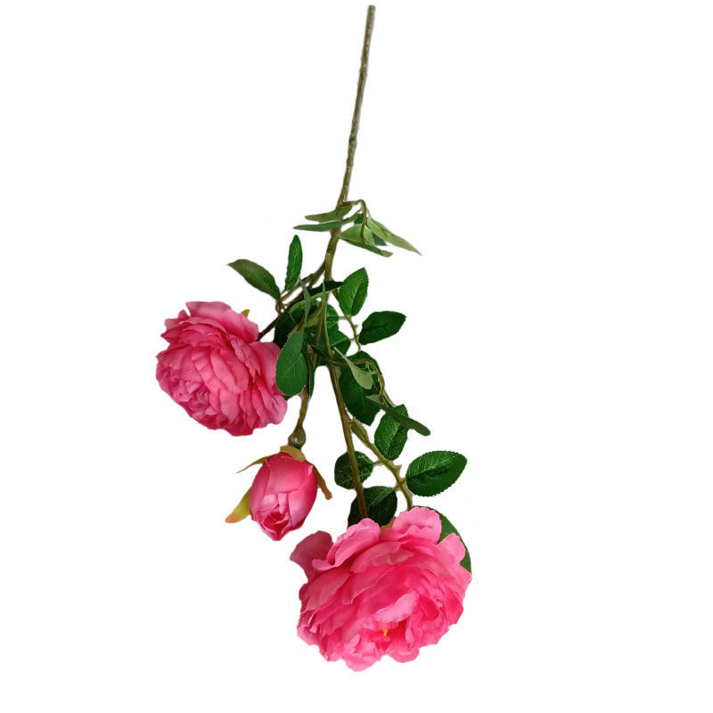 Wedding decoration flower 3 flocking sea urchin plastic flower decoration background wall road guide fake flower wedding simulation flower