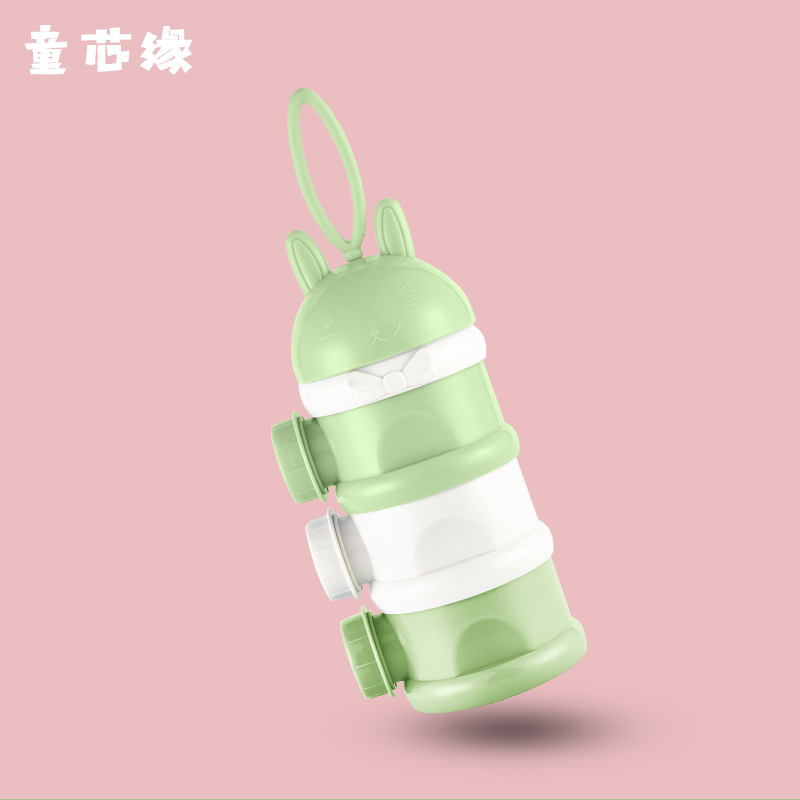 Factory Direct portable milk powder box baby three-layer milk powder box out large capacity milk powder can