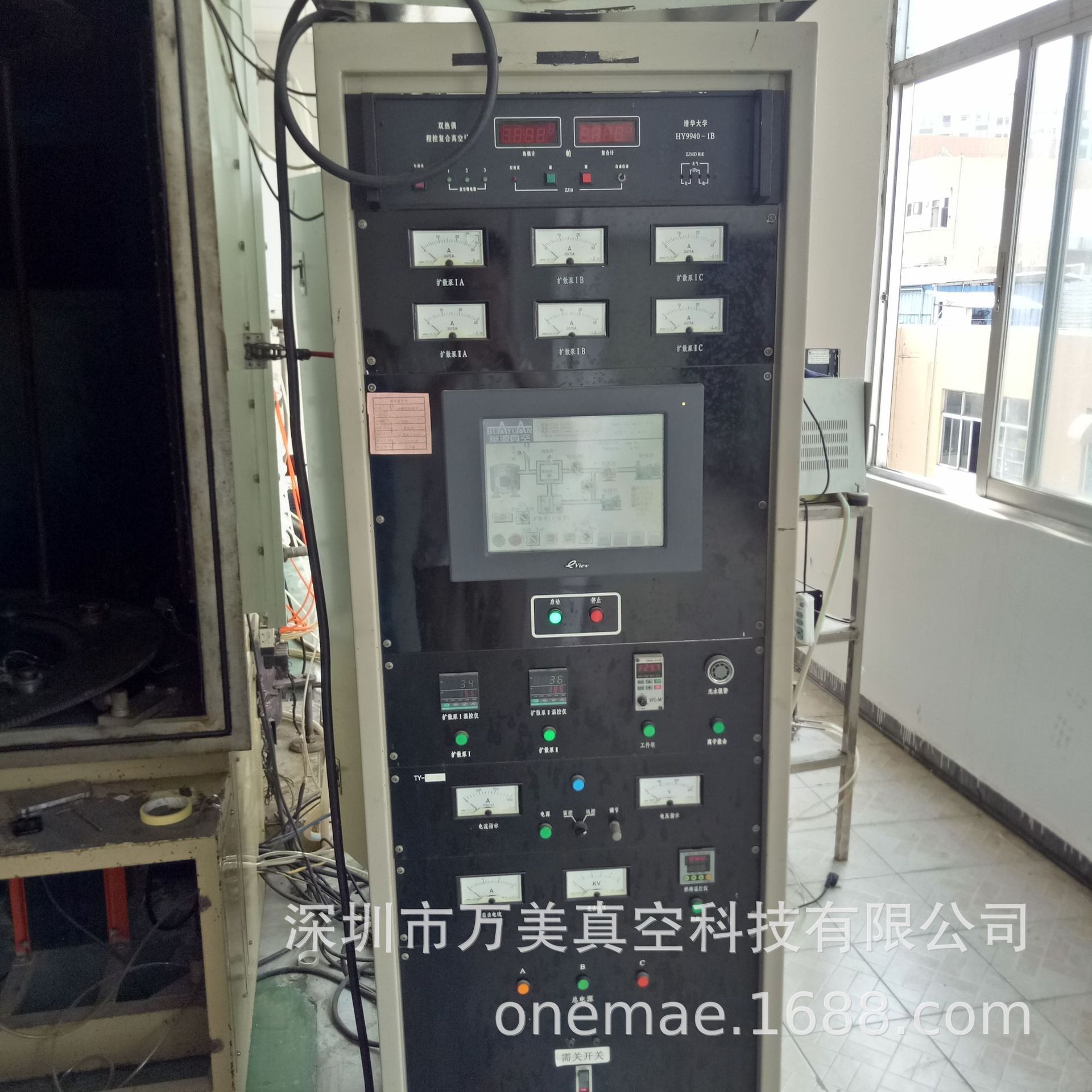 Используемое оборудование для распылительного покрытия с одним дверным магнитроном машина для распылительного покрытия из нержавеющей стали