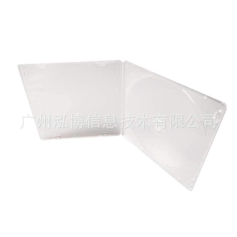 CD Box DVD CD square pp box weighted 24g single disc transparent cover spot wholesale