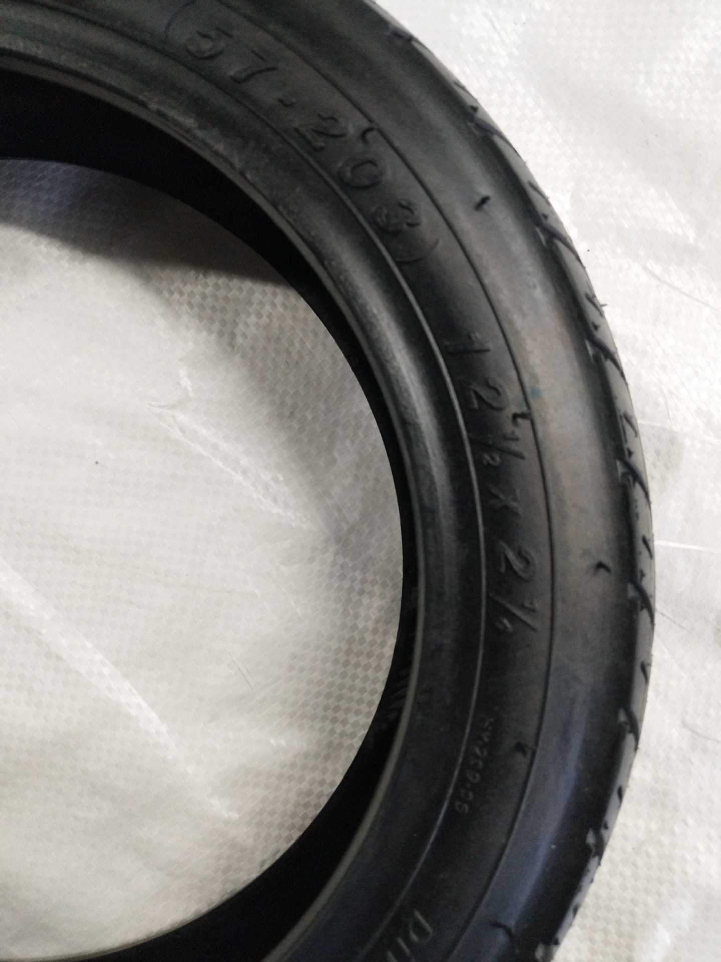 Electric Scooter Bicycle 121/2X21/4 Vacuum Tire Outer Tire 12inch Tire Inner Tube Compatible with Xiaomi