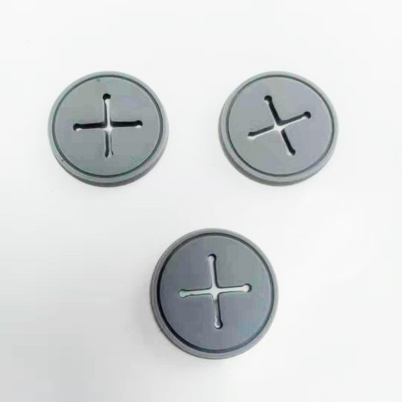 Manufacturers silicone car line buckle cross outlet sewing accessories buckle earphone hole car line buckle