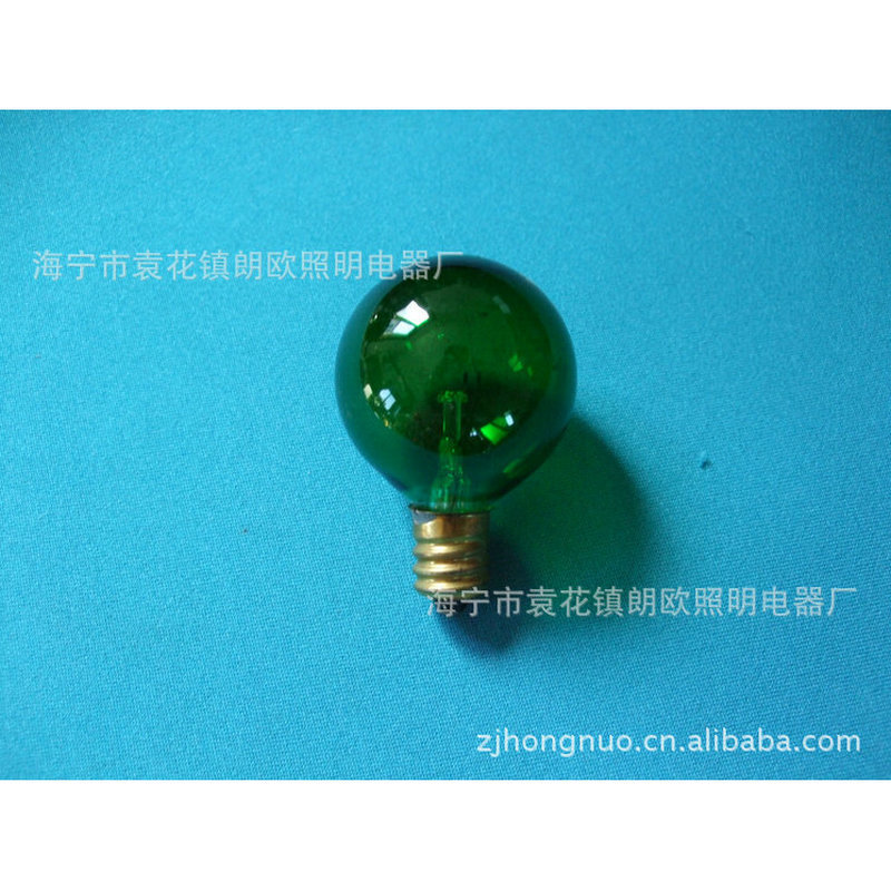 Manufacturers supply G40 color bulb G40 color bulb spherical color bulb