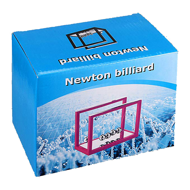 Large, Medium and Small Colorful with Mirror Newton Pendulum Ball Bumper Ball Newton Cradle Classic Home Craft Ornaments