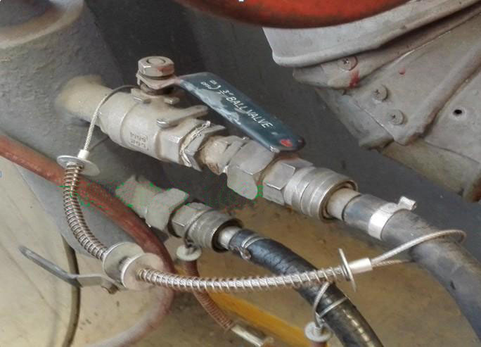 Spot Goods 51.4cm Long Matching Oil Pipe Explosion-Proof Chain Easy to Use and Install Simple Anti-Drop Chain Rigging