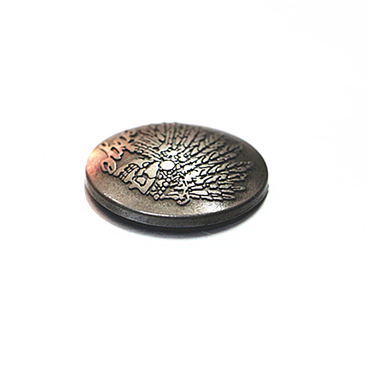 Factory Direct Sales 29mm Gulu Head Caibu Buckle Screw Decorative Buckle Retro Genuine Leather Bag Key Chain Luggage Accessories