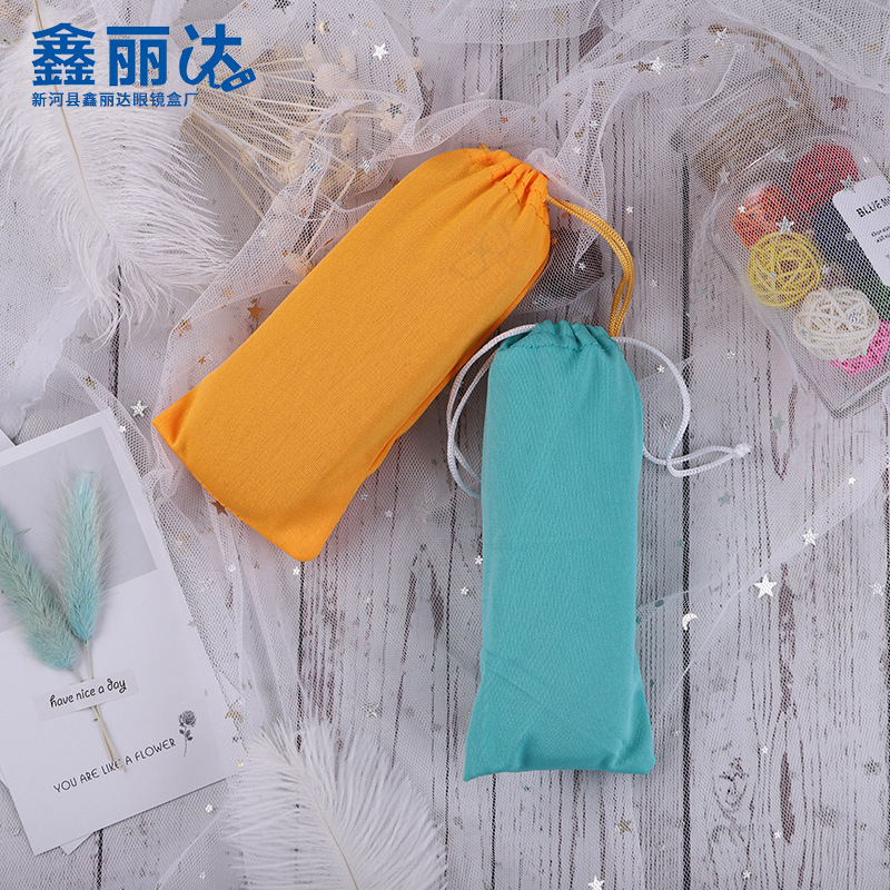 Wholesale Microfiber Glasses Bag Multi-Color Sunglasses Bag Glasses Case Drawstring Fabric Storage Bag Customization
