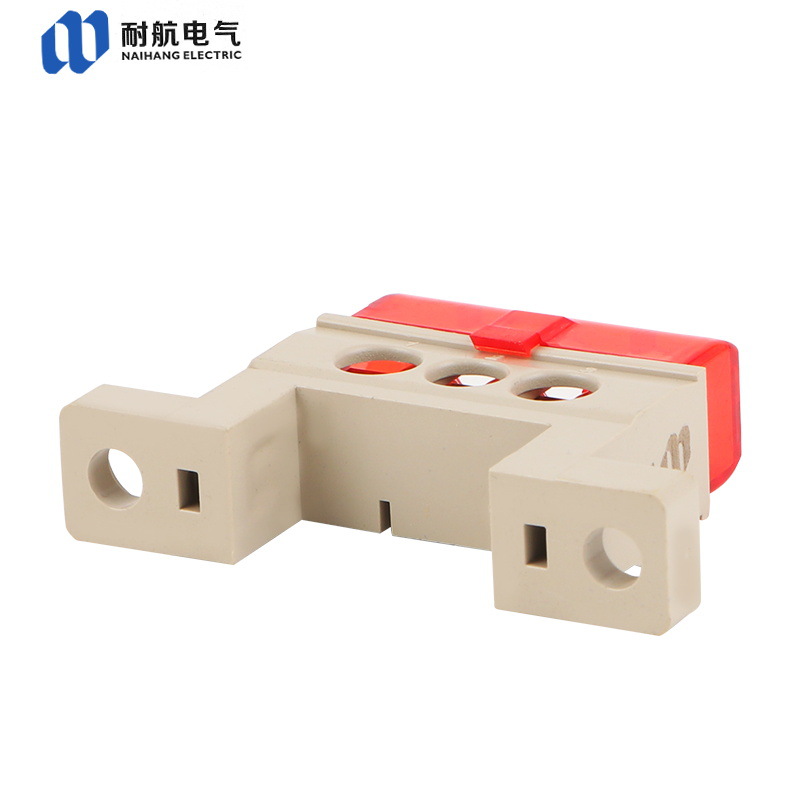 New Xinjiang Type Terminal Box with Snap-on Type NHA-10 3-hole 7*11 Terminal Block Copper Strip Distribution Box Cabinet
