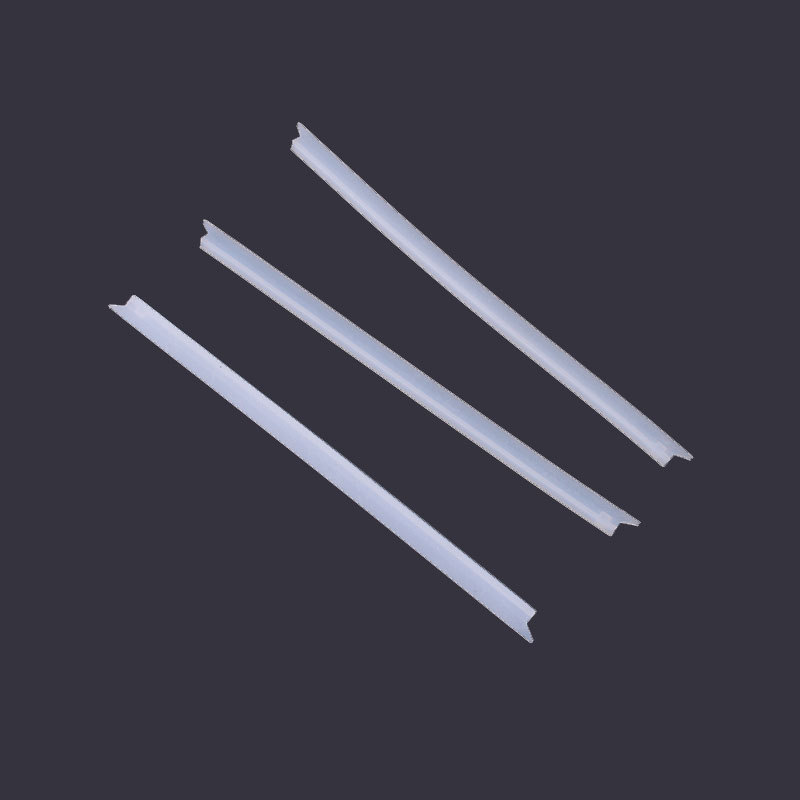 Triangular window cleaner rubber strip silicone strip double-sided glass wiper accessories glass scraper