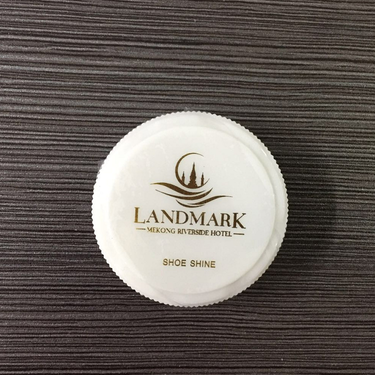 Supply round shoe polisher production white octagonal shoe polisher wholesale hotel guest room disposable pillow shoe polisher