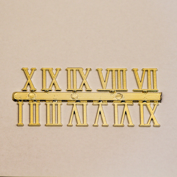 Wall clock dial Arabian Roman digital card living room bedroom creative DIY three-dimensional fun accessories 2cm cross-border