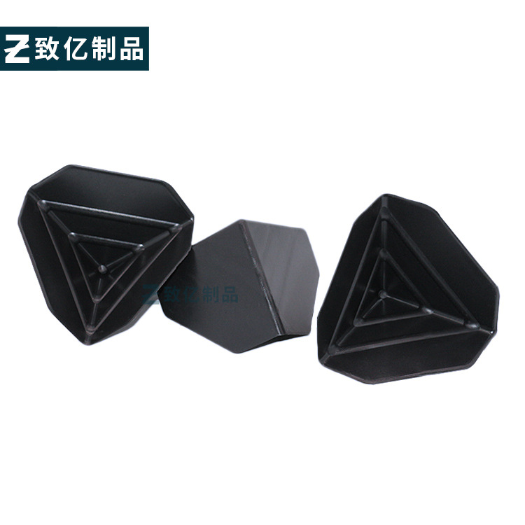 Plastic Corner Protector Carton Express Furniture Cabinet Plate Packaging Black Anti-collision Three-sided Plastic Protective Corner
