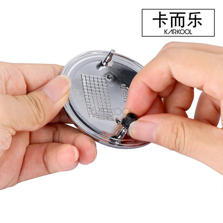 Car Logo hole plug black PVC hole plug solid not loose high quality car logo special hole plug