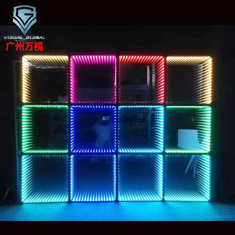 Large supply factory direct sales Bar luminous stage floor abyss floor Brick Lamp 3D mirror floor Brick Lamp