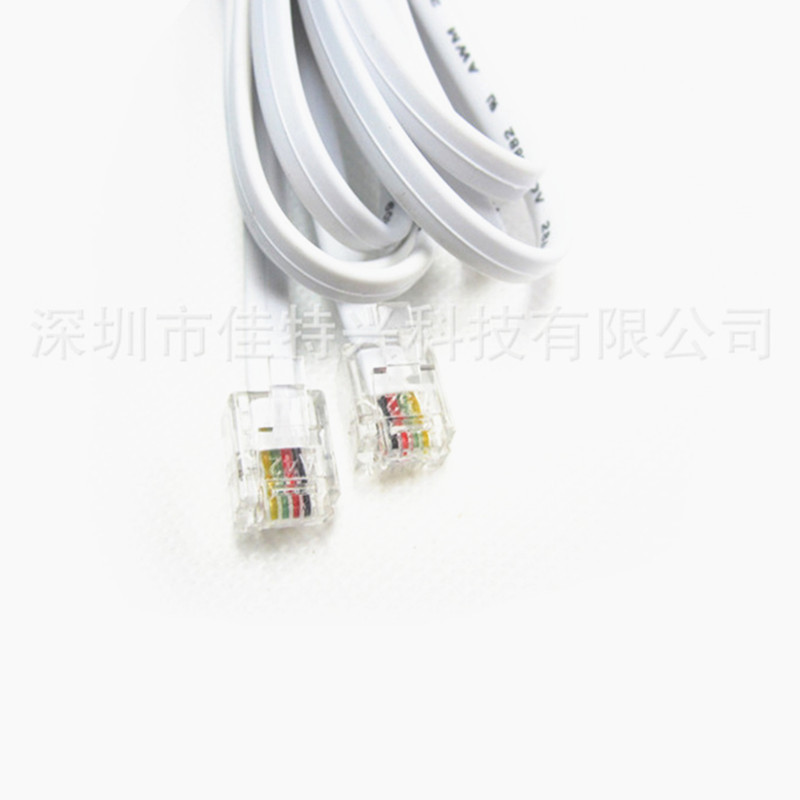 2 M 6P4C telephone line RJ11 telephone line flat telephone line