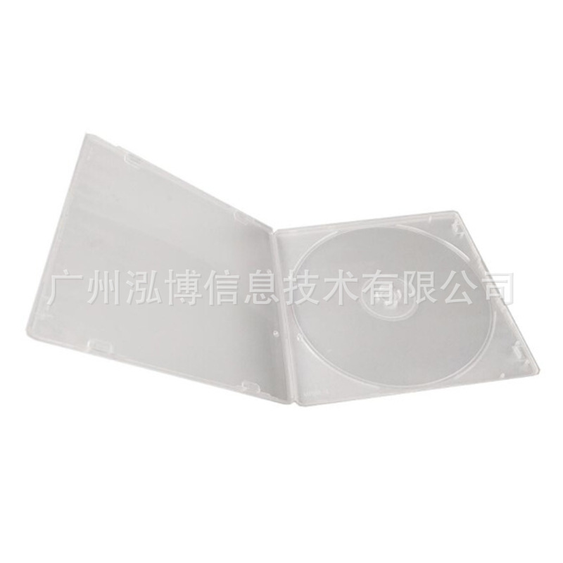 CD Box DVD CD square pp box weighted 24g single disc transparent cover spot wholesale