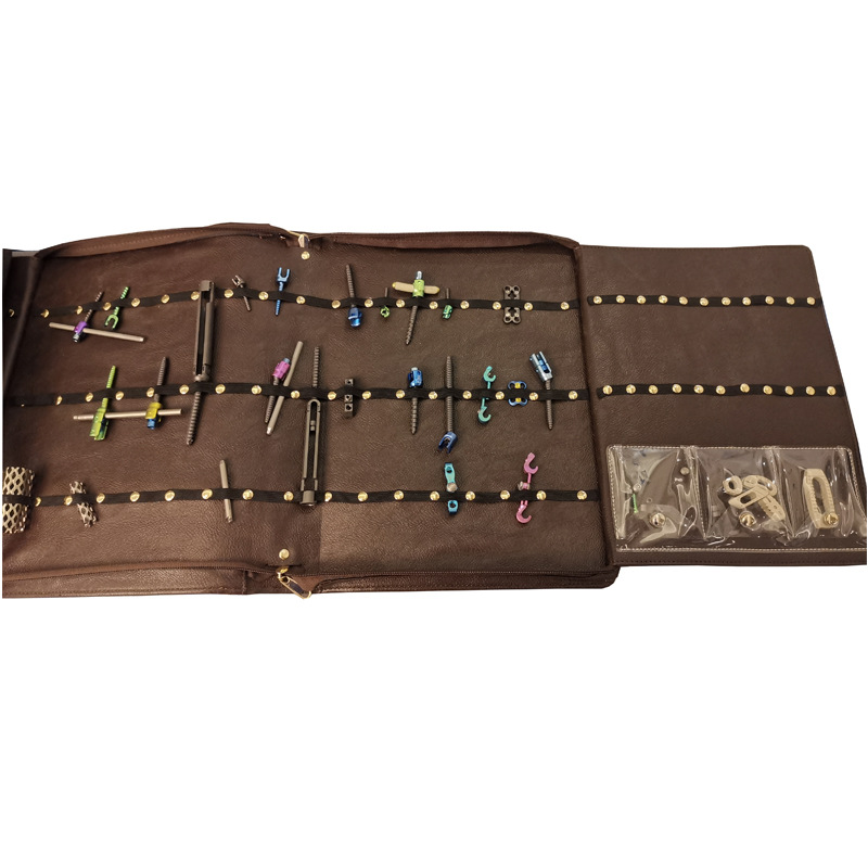 Medical orthopedic bone plate equipment sample storage bag medical screw nail sample tool display bag