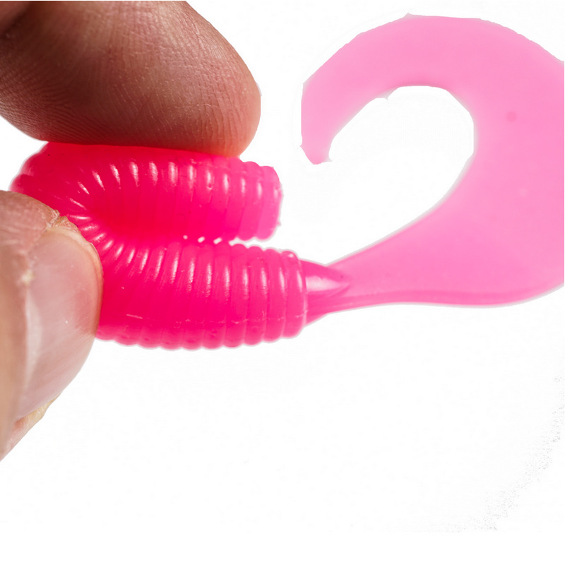 Luya roll tail bionic soft insect bait roll tail maggot Soft Bait powder fake bait simulation bait factory direct batch can be added